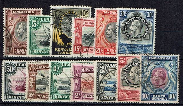 Image of KUT-Kenya Uganda & Tanganyika SG 110/22 FU British Commonwealth Stamp